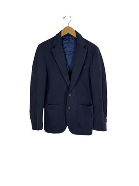 Alexander Kraft MC Navy Jersey Blazer Jacket Sz US38 Preppy Quiet Luxury Italy